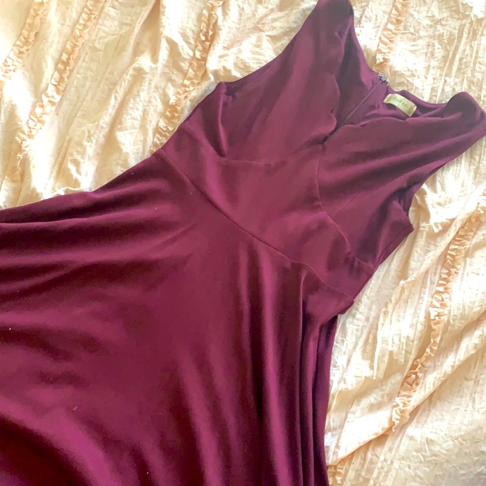 Wine cocktail dress